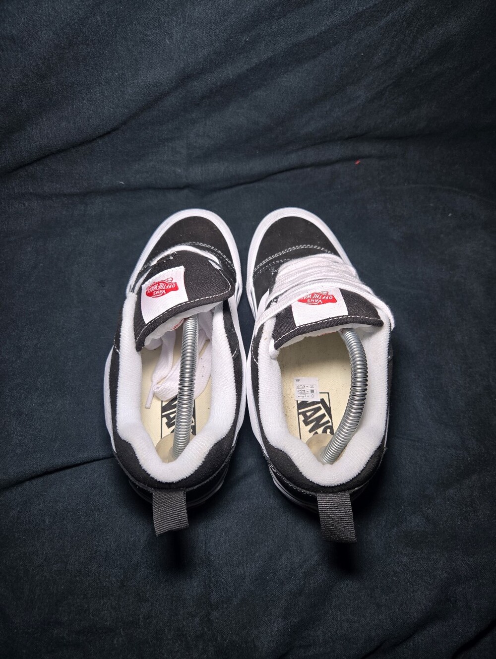 Vans Knu Skool Skate Shoes Womens Sz 7 Black Sneakers Skateboarding. - Picture 6 of 9